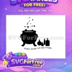 Free Bubbling Cauldron Free Potions Harry Potter Free SVG - Instant Download