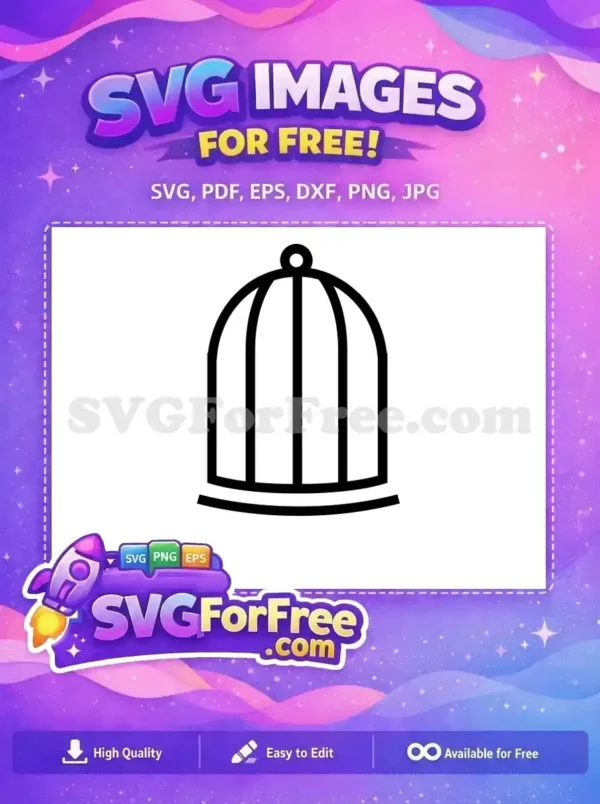Free Simple Birdcage Free Harry Potter Prop Free SVG Free Simple Birdcage Free Harry Potter Prop Free SVG
