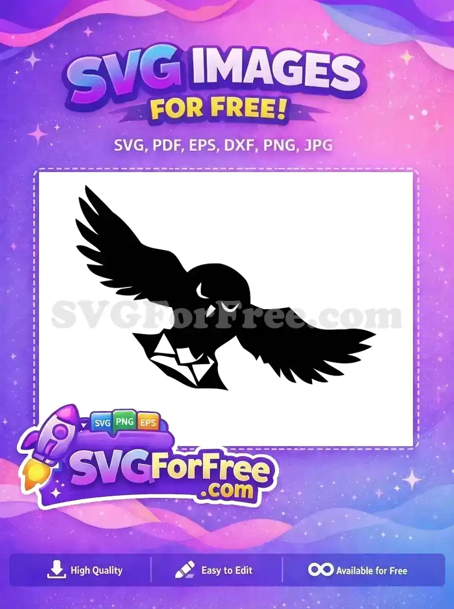 Free Flying Owl Free Hogwarts Letter Harry Potter Free SVG