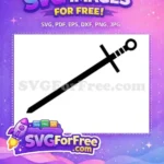 Free Sword Hilt Free Medieval Sword Harry Potter Free SVG - Instant Download