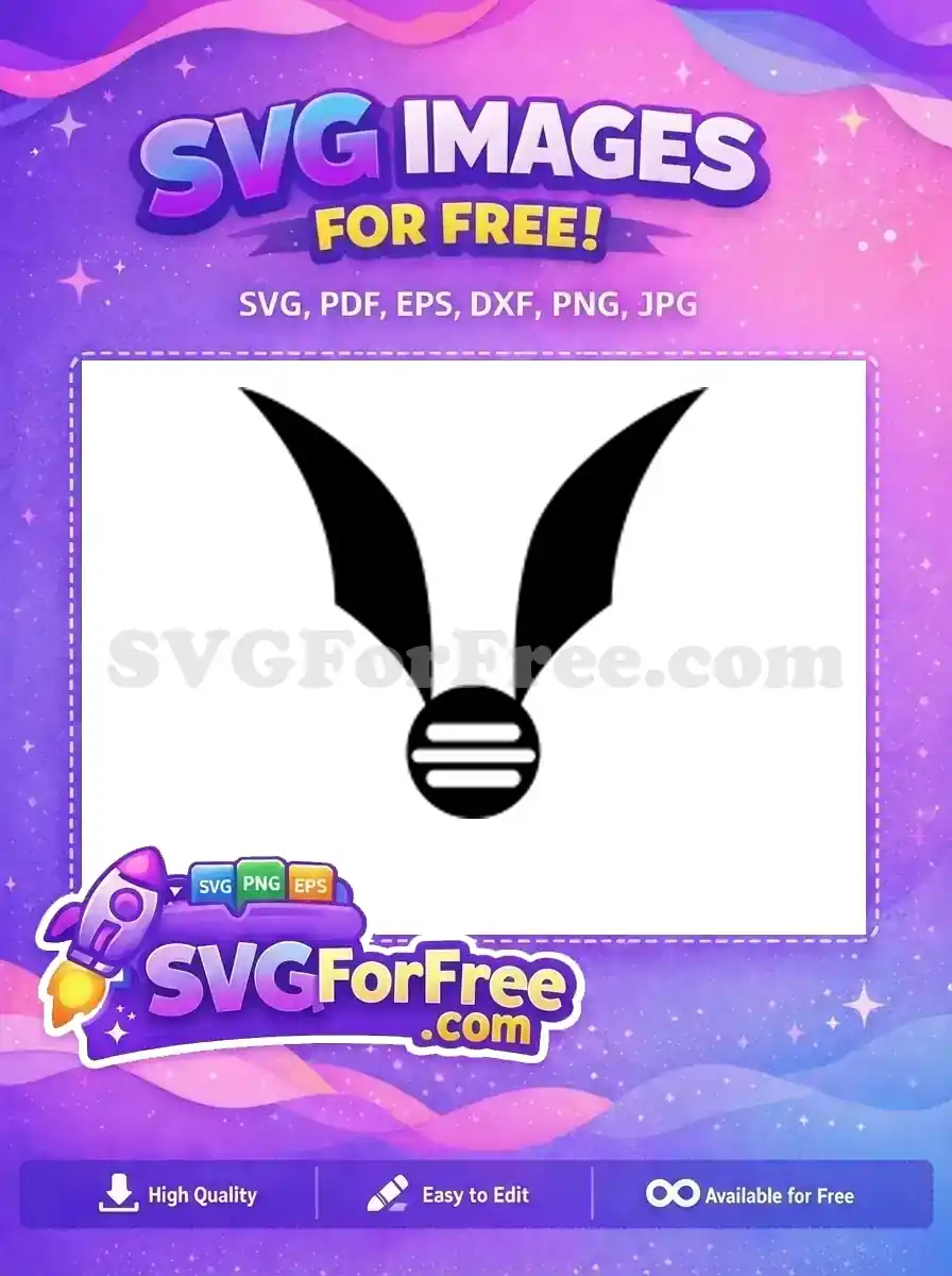 Free Golden Snitch Wings Free Harry Potter Movie Free SVG 11
