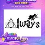 Free Deathly Hallows Free Harry Potter Always Movie Free SVG 2 - Instant Download