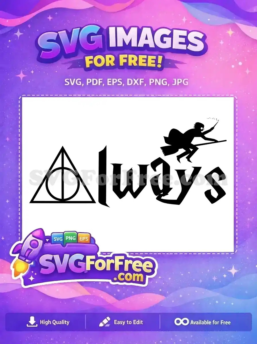 Free Deathly Hallows Free Harry Potter Always Movie Free SVG 2