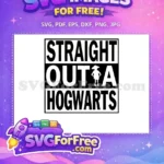 Free Dobby Silhouette Free Hogwarts Alumni Straight Outta Free SVG - Instant Download
