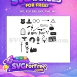 Free Hogwarts Crest Free Golden Snitch Harry Potter Free SVG - Instant Download