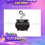 Free Bubbling Cauldron Free Potion Harry Potter Free SVG 3 - Instant Download