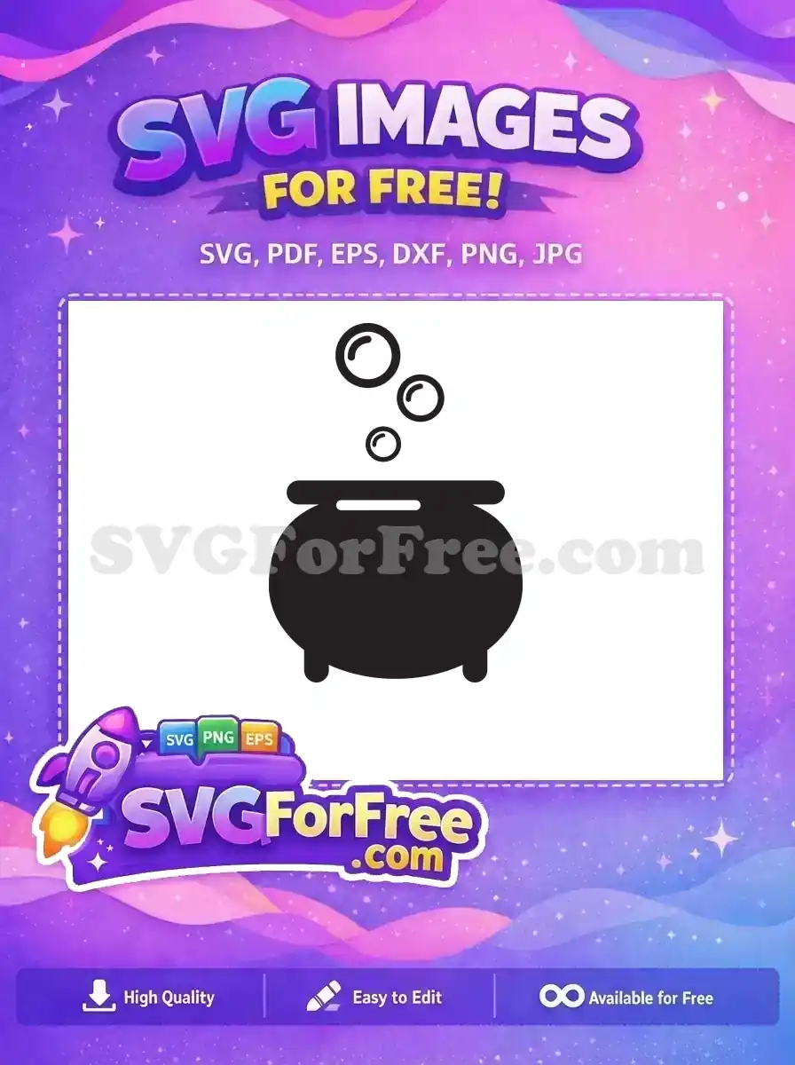 Free Bubbling Cauldron Free Potion Harry Potter Free SVG 3
