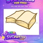 Free Spell Book Free Open Pages Harry Potter Free SVG - Instant Download