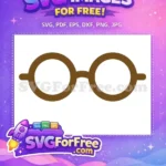Free Round Frame Free Potter Style Harry Potter Free SVG - Instant Download