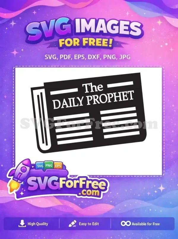 Free Newspaper Title Free Harry Potter Daily Prophet Free SVG