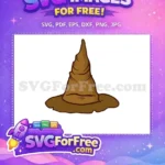 Free Old Brown Free Wrinkled Harry Potter Free SVG - Instant Download