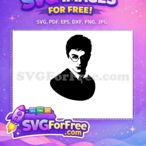 Free Black Silhouette Free Round Glasses Harry Potter Free SVG Free Black Silhouette Free Round Glasses Harry Potter Free SVG