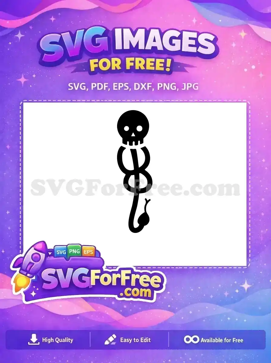 Free Dark Mark Free Snake Harry Potter Free SVG 4