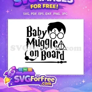 Free Baby Muggle On Board Free Harry Potter Free SVG Free Baby Muggle On Board Free Harry Potter Free SVG