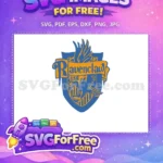 Free Blue Ravenclaw Crest Free Eagle Emblem Harry Potter Free SVG - Instant Download