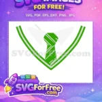 Free Slytherin Tie Free Green Stripes Harry Potter Free SVG - Instant Download