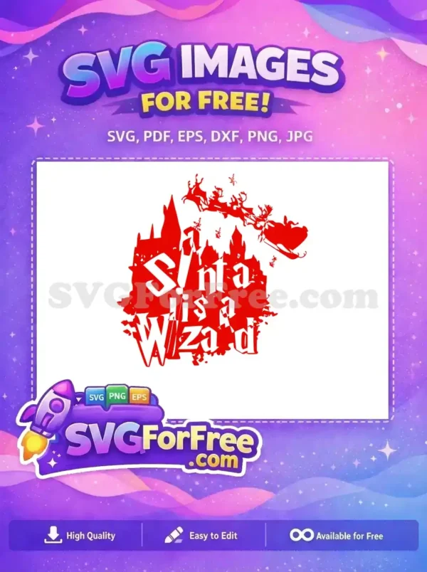 Free Hogwarts Castle Free Santa Sleigh Harry Potter Free SVG 2 Free Hogwarts Castle Free Santa Sleigh Harry Potter Free SVG 2