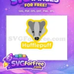 Free Badger Crest Free Yellow Hufflepuff Harry Potter Free SVG 2 - Instant Download