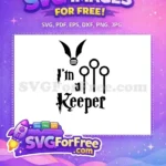 Free Quidditch Golden Snitch Free I am Keeper Harry Potter Free SVG - Instant Download
