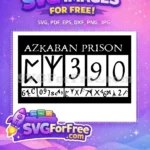 Free Azkaban Prison Runes Free Prisoner Number Harry Potter Free SVG - Instant Download