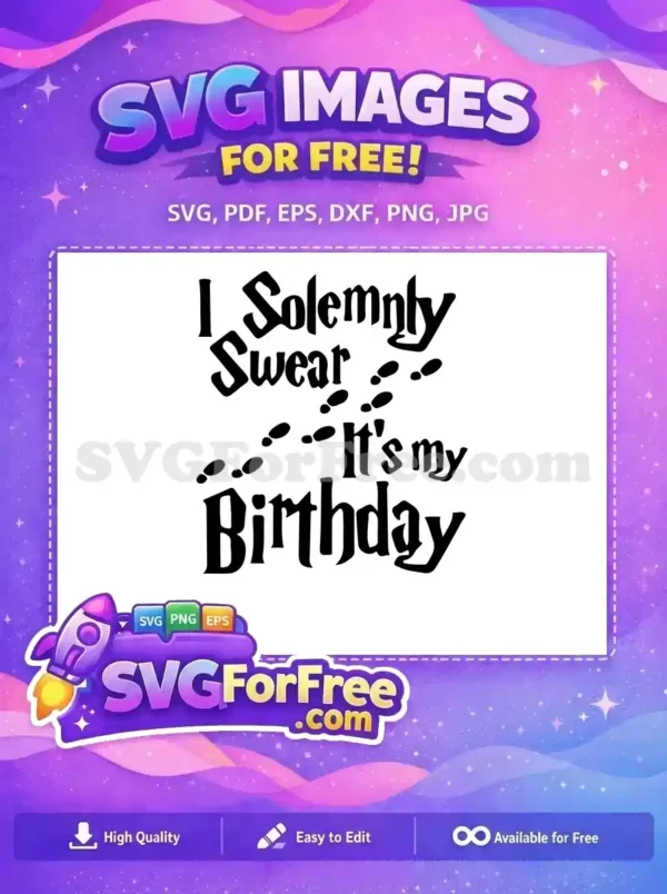 Free Footprints Free Birthday Harry Potter Free SVG Free Footprints Free Birthday Harry Potter Free SVG