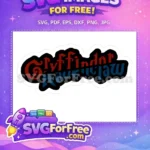 Free Gryffindor Ravenclaw Crest Free House Colors Harry Potter Free SVG - Instant Download
