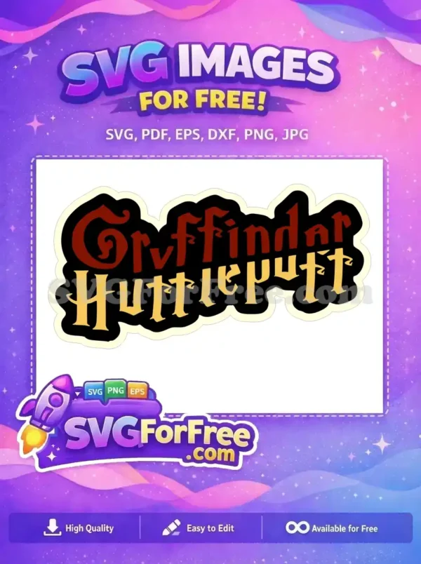 Free Red Gryffindor Free Yellow Hufflepuff Harry Potter Free SVG Free Red Gryffindor Free Yellow Hufflepuff Harry Potter Free SVG