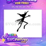Free Pointy Ears Free Winged Silhouette Harry Potter Free SVG - Instant Download
