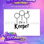 Free Quidditch Hoops Free Golden Snitch I'm Keeper Harry Potter Free SVG - Instant Download