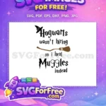 Free Brown Broomstick Free Lightning Bolt Harry Potter Free SVG - Instant Download