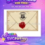 Free Hogwarts Crest Free Wax Seal Harry Potter Free SVG 4 - Instant Download