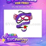 Free Pink Spectacles Free Radish Earring Harry Potter Free SVG - Instant Download