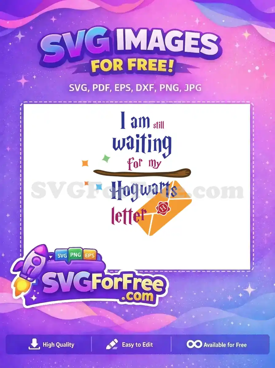 Free Hogwarts Letter Free Magic Wand Harry Potter Free SVG