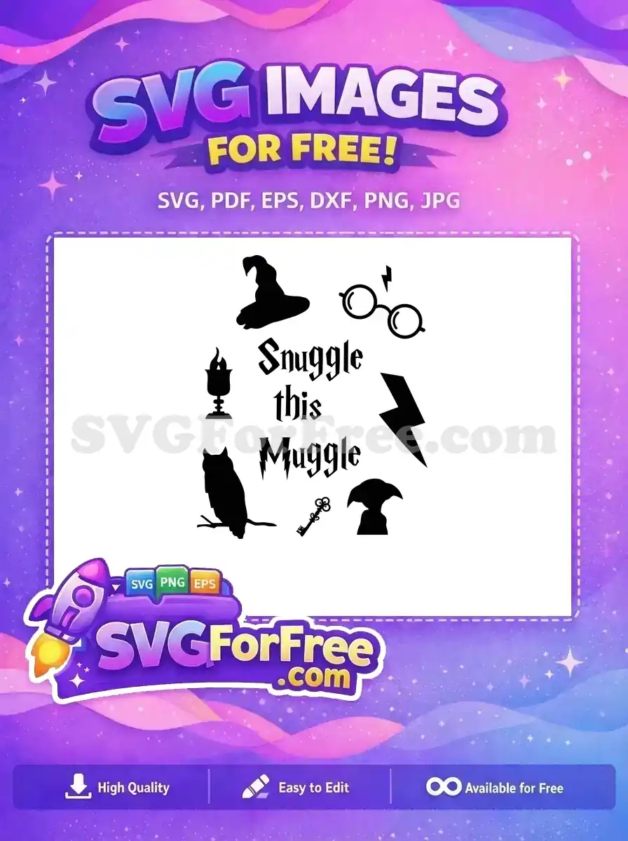 Free Wizard Hat Free Lightning Bolt Harry Potter Free SVG