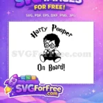 Free Baby Wizard Free On Board Harry Potter Free SVG - Instant Download