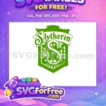 Free Slytherin Snake Emblem Free Green Crest Harry Potter Free SVG - Instant Download
