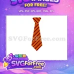 Free Gryffindor Colors Free Striped Necktie Harry Potter Free SVG 5 - Instant Download