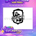 Free Badger Crest Free Hufflepuff House Harry Potter Free SVG 18 - Instant Download