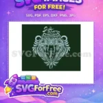 Free Tribal Slytherin Free Snake Fangs Harry Potter Free SVG - Instant Download