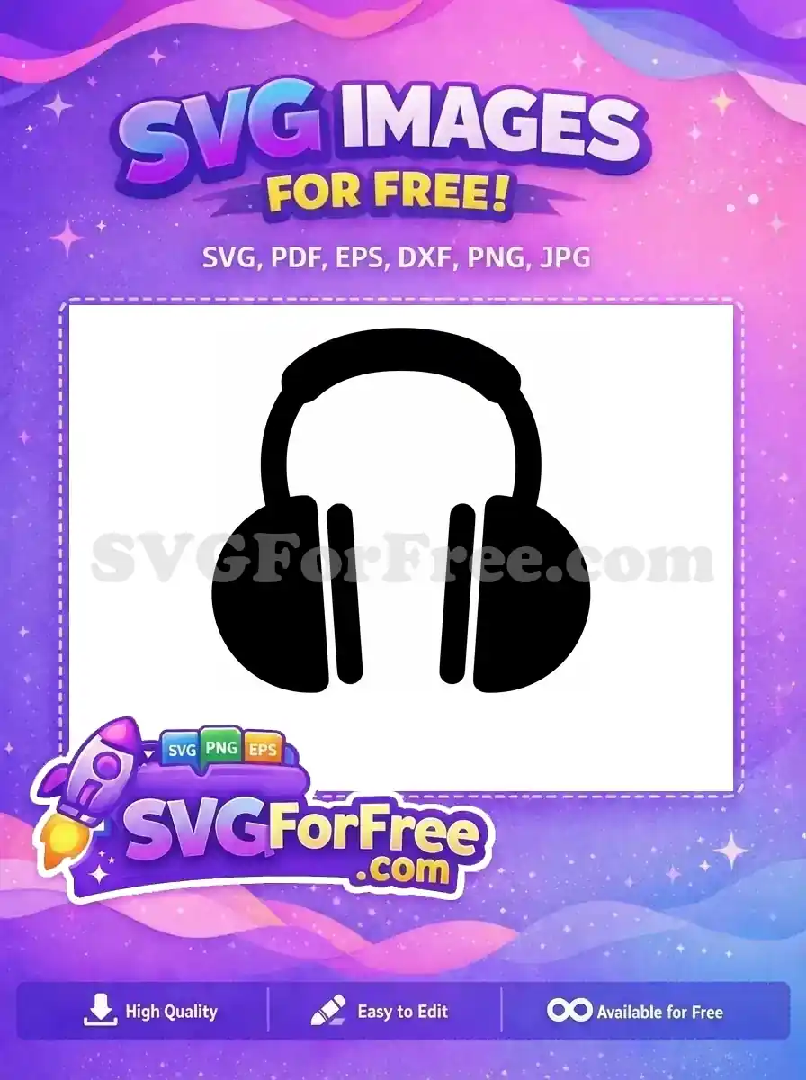 Free Gaming Headset Free Gamer Accessories Category 1 Free SVG