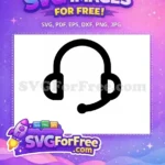 Free Gaming Headset Free Gamer Streamer Boy Free SVG 2 - Instant Download