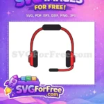 Free Red Headset Free Gaming Headphone Accessory Free SVG - Instant Download