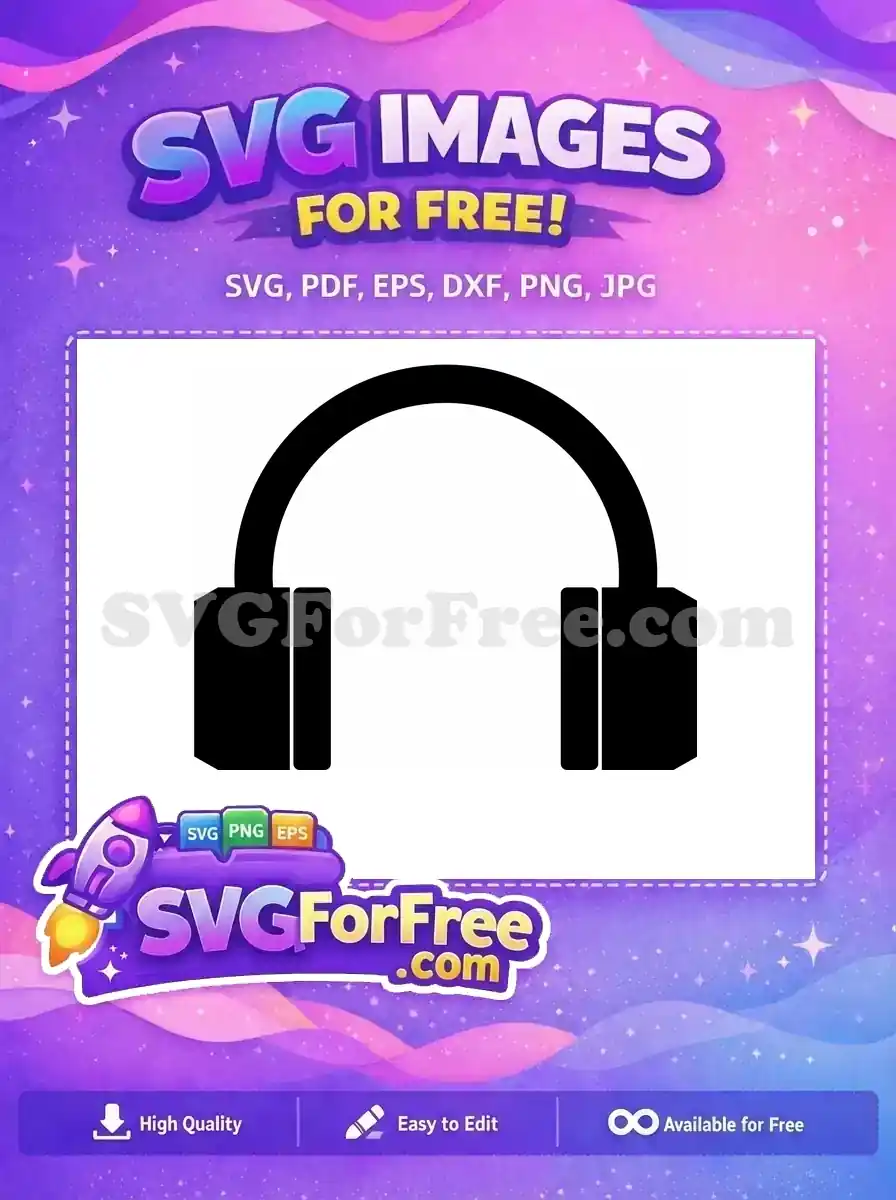Free Gamer Headset Free Streaming Character Category 1 Free SVG 1