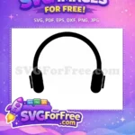Free Gamer Headset Free Streamer Headset Silhouette Free SVG - Instant Download