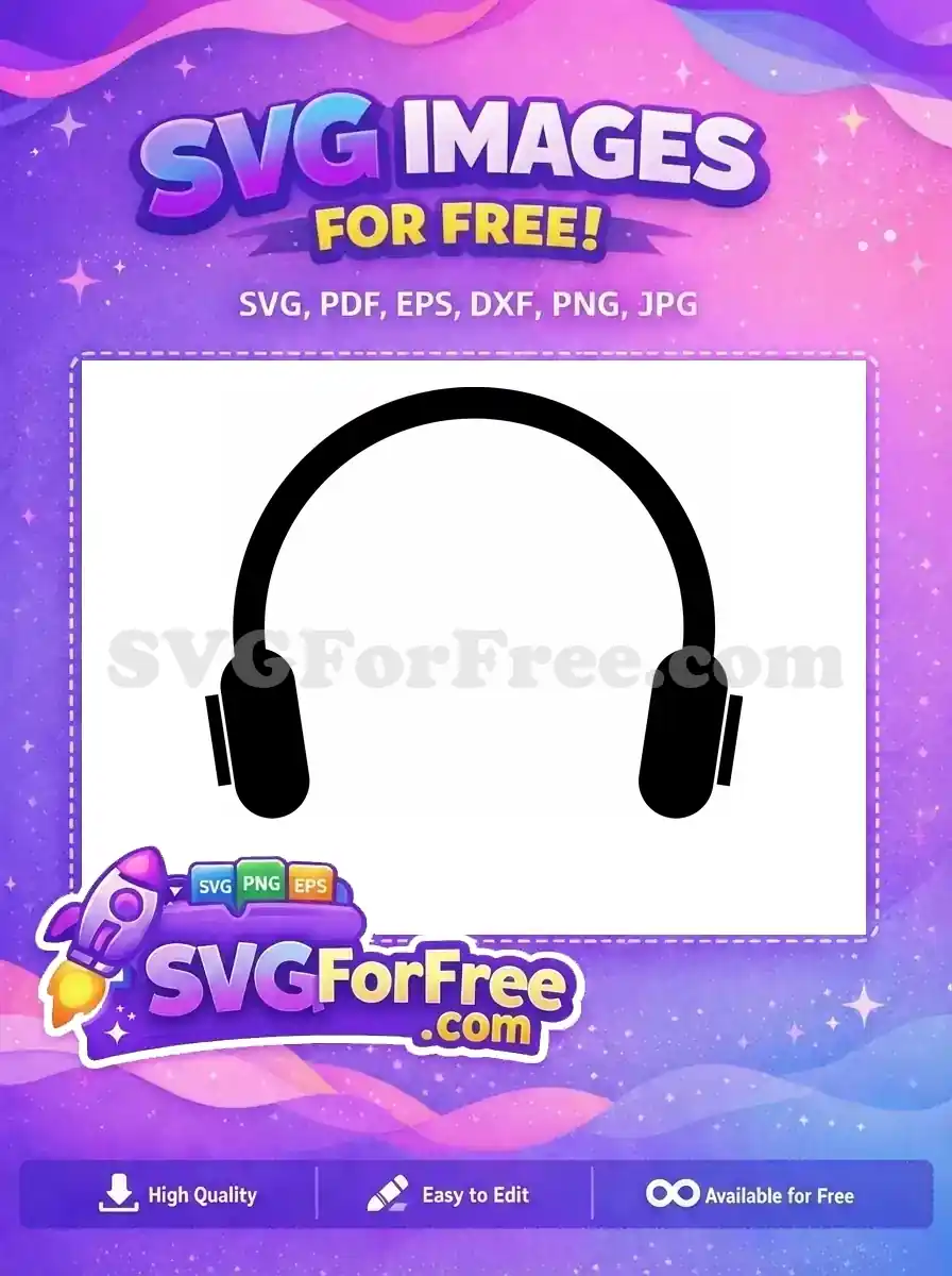 Free Gamer Headset Free Streamer Headset Silhouette Free SVG