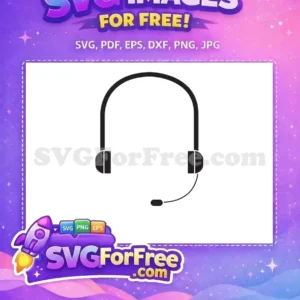 Free Black Headset Free Minimalist Gamer Movie Free SVG