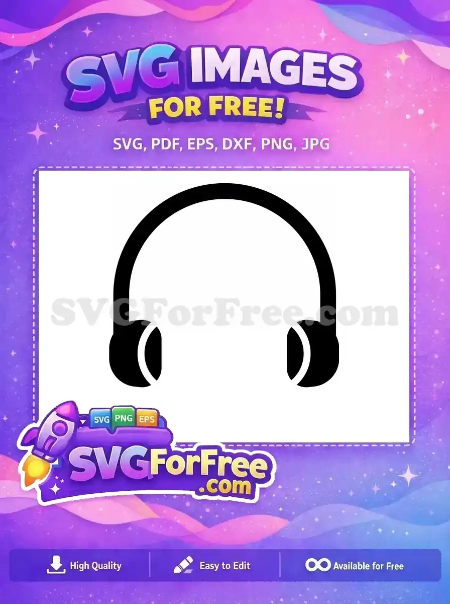 Free Gamer Headphone Free Minimalist Style Gaming Free SVG