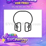 Free Black Headset Free Minimalist Style Accessory Free SVG 3 - Instant Download