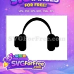 Free Gamer Headset Free Streaming Headphone Category 1 Free SVG - Instant Download