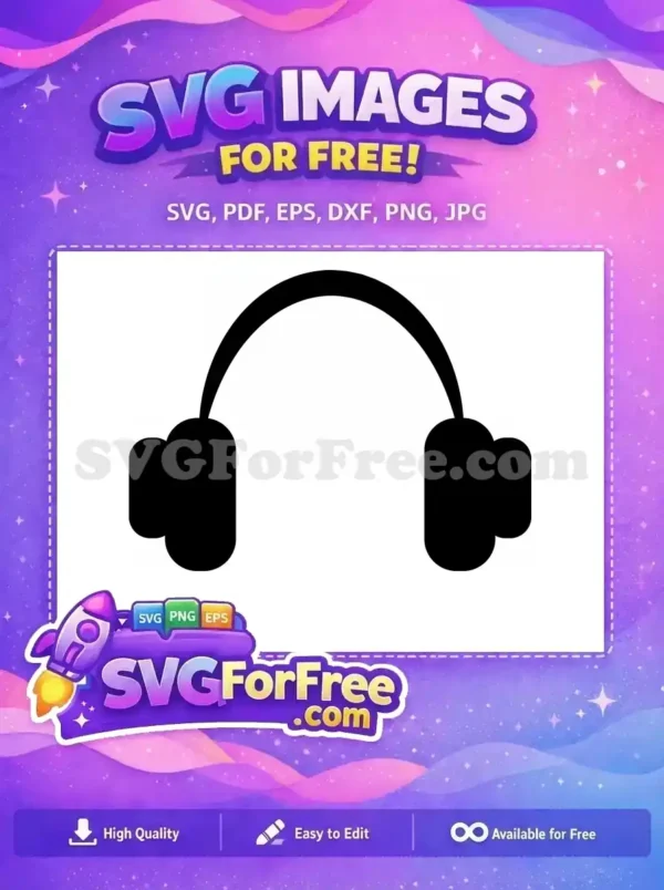 Free Gamer Headset Free Streaming Headphone Category 1 Free SVG